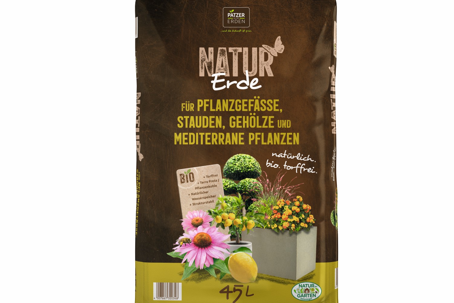 NATUR Erde für Kübel und mediterrane Pflanzen